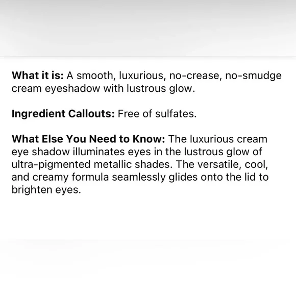 ✨ TOM FORD Cream Color For Eyes - Platinum - Picture 6 of 7